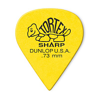 Dunlop 412R073 Tortex Sharp 72Pack медиаторы, толщина 0,73 мм, 72 шт.
