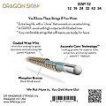 DR DAP-12 струны для акустической гитары, калибр 12-54, серия DRAGON SKIN+™