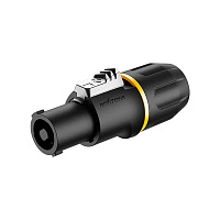 ROXTONE RS4FP-Yellow Разъем спикон 4-контактный "мама", цвет черно-желтый