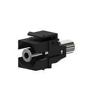 Procab VCK310/B Вставка-переходник Keystone miniJack 3,5 мм (розетка) – miniJack 3,5 мм (розетка), цвет черный