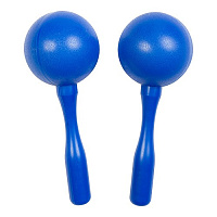FLIGHT FMP-21BL маракасы пластиковые, синие, размер: 21х6 см
