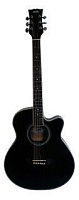 ALINA AW-200T BK Акустическая гитара (вестерн), высота 40",  тонкий тревел корпус, цвет черный