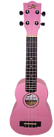 Kaimana UK-21 PKM Укулеле сопрано, цвет розовый матовый