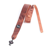 BlackSmith LS-0780 Cognac ремень для гитары, кожа, 55 мм, толстый, мягкий, круглые концы, цвет коньячный