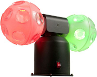 American DJ Jelly Cosmos Ball  светодиодный прибор, состоящий из 2-х вращающихся шаров с 60 лучами в прозрачном корпусе 