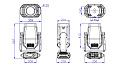 SILVER STAR SS9465SCM NH1-X Всепогодная поворотная голова SPOT/BEAM HYBRID