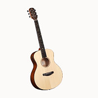 POPUMUSIC Poputar T1 Smart Guitar Travel Edition Wood "Умная" акустическая гитара уменьшенного размера, топ - ель, корпус - махагони