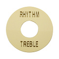 Hosco H-LP-SW-I  накладка "Rhythm-Treble" под 3-позиционный переключатель, Ivory