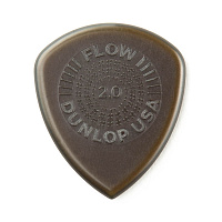 Dunlop 549P200 Flow Standard Grip 6Pack  медиаторы, толщина 2 мм, 6 шт.