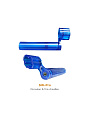CRAFTER SW-PRO вертушка для колков, пластик, цвет синий