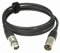 Klotz M1K1FM0300 готовый микрофонный кабель на основе MY206, разъёмы Klotz XLR мама XLR папа, длина 3 м