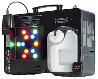 American DJ Fog Fury Jett Профессиональный вертикальный DMX-дымогенератор, 650 Вт, 12х3Вт сетодиодов