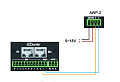 Audiocenter AWP-2 настенный контроллер, 4" сенсорная панель, протокол RJ485, цвет белый