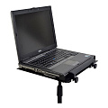 OnStage MSA5000  подставка для ноутбука, крепится к микрофонной стойке, цвет черный
