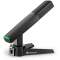 RELACART TDN-2B Микрофон на подставке с интерфейсом Dante. Цвет черный