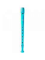HOHNER B95084LB  Блокфлейта сопрано, немецкая система, пластик, 1 часть, цвет голубой