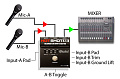 Radial HotShot ABi переключатель между двумя балансными сигналами, входы 2x XLR, выход 1x XLR