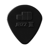 Dunlop 47R2S Nylon Jazz II 24Pack  медиаторы, полукруглый кончик, толщина 1,18 мм, цвет черный, 24 шт.