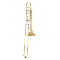 YAMAHA YSL-882GО Bb/F тромбон тенор  профессиональный, 13.89/220 мм, Gold-brass раструб