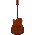JET JDEC-255 OP электроакустическая гитара, дредноут с вырезом, ель/красное дерево, цвет натуральный