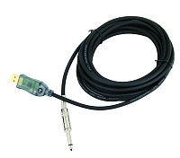 PROAUDIO TRS1-USB Гитарный USB интерфейс, шнур 3 метра, 16 bit/48 кГц