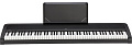 KORG B2N цифровое пианино, облегченная клавиатура, 12 тембров, педаль, адаптер питания в комплекте, цвет черный, полифония 120 голосов