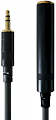 Cordial CFM 0.15 WK инструментальный кабель - переходник мини-джек стерео 3,5 мм male/джек стерео 6,3 мм female, 0,15 м, черный