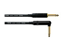Cordial CCI 6 PR инструментальный кабель, угловой моноджек 6.3 мм - моноджек 6.3 мм, длина 6 метров, черный