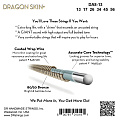 DR DA8-13 струны для акустической гитары, калибр 13-56, серия DRAGON SKIN+™