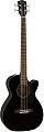 Fender CB-60SCE Bass Black LR Электроакустическая бас-гитара, топ массив ели, цвет черный