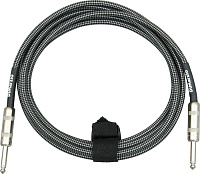 DIMARZIO INSTRUMENT CABLE 18' BLACK/GRAY EP1718SSBKGY инструментальный кабель 1/4'' mono - 1/4'' mono, 5,5м, цвет чёрно-серый