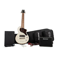 Blackstar Carry On Deluxe White  Трэвел-гитара в комплекте с комбо FLY 3 BT