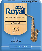 RICO RJB1025 Royal трости для альт-cаксофона, Royal (2 1/2), 10 штук в пачке