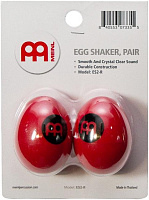 MEINL ES2-R шейкер-яйцо (пара), цвет красный, материал - пластик