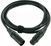 Cordial CPM 2,5 FM-FLEX микрофонный кабель XLR female/XLR male, разъемы Neutrik, 2,5 м, черный