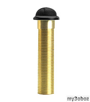 SHURE MX395B/O плоский врезной всенаправленный конференц. микрофон, цвет черный.