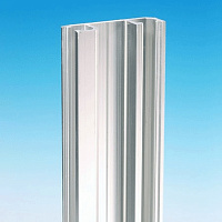 AdamHall 6165  профиль двойной алюминиевый, 3 мм. Длина 4 м (цена за 1 м)