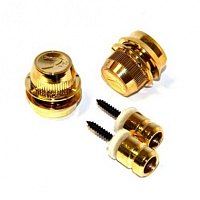 FENDER Fender® Strap Locks (Gold) замки для ремня (стреплоки), цвет золотистый (2 шт.)