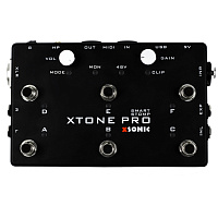 XSONIC XTONE Pro гитарный USB-аудиоинтерфейс с ножным контроллером, 2 входа, вход для педали экспрессии, поддержка iOS, Windows, Mac, Android