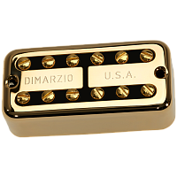 DiMarzio DP294FGBK PAF'TRON BRIDGE звукосниматель для электрогитары, хамбакер, золото/черный