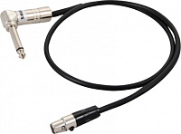 SHURE WA304 инструментальный кабель (угловой 1/4" JACK-TQG) для поясных передатчиков радиосистем Shure