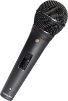 RODE M1-S динамический кардиоидный микрофон с выключателем, частотный диапазон 75Гц-18кГц, 320 Ом, разъём XLR, металлический корпус, вес 360г