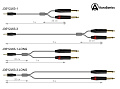AuraSonics J35Y2J63-3-LONG кабель джек стерео мини jack 3.5 мм - 2 XLR, длина 3 метра