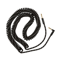 FENDER Deluxe Coil Cable 30' Black Tweed инструментальный кабель, витой, длина 9 метров, черный твид