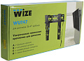 Wize WUT47 Универсальное наклонное настенное крепление для 26"-47"+ LED телевизоров, VESA 400x400, угол наклона 14°, расстояние от стены 3 см, до 20 кг, черн.