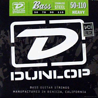 DUNLOP DBN50110 Nickel Plated Steel Bass 50-110 струны для бас-гитары