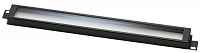 EuroMet EU/R-PL1 02012 Рэковая защитная панель с "окном" из оргстекла, 1U, сталь черного цвета