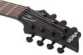 Schecter DAMIEN-7 SBK Электрогитара, 7 струн, 24 лада, цвет черный матовый 
