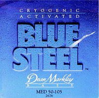 Dean Markley 2676 Blue Steel Bass MED  струны для 4-струнной бас-гитары, толщина 50-105