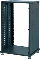 Proel STUDIORK18 Рэковый шкаф: 19", 18U: высота: 910мм, глубина: 430мм, на колесах/ножках, макс. нагрузка 60кг, цвет: серый.
